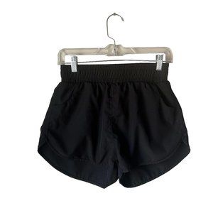 SHEIN Black Unlined Athletic Shorts with Pockets Size Small